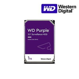 [HDD-1TB] [웨스턴디지털 퍼플 Purple] 하드디스크 - 3년무상AS 1000GB [1테라 1Tera] [100% 재고보유/당일발송/방문수령가능]